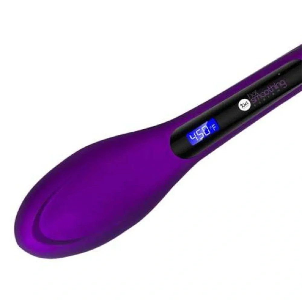 Tiri Pro Digital Hot Brush Smoothing System Boysenberry Purple NEW
